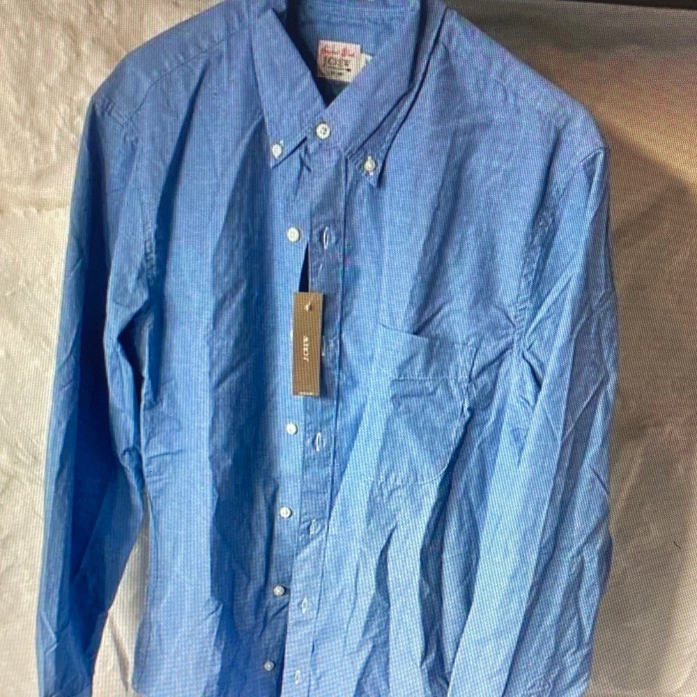 J. Crew Light Blue Casual Button-Down Shirt